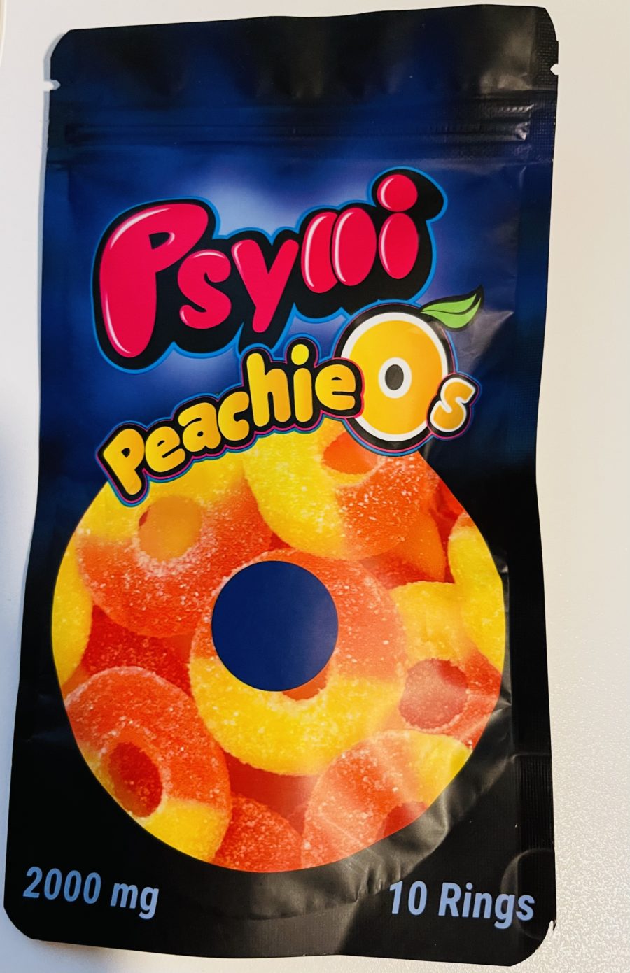 2000mg Psylli Magic Mushroom Peach Rings